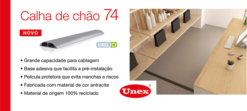 Calha de chão 74 - Unex