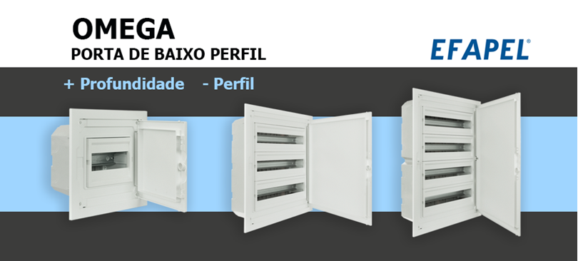 Quadros Elétricos Omega - Baixo Perfil da Efapel