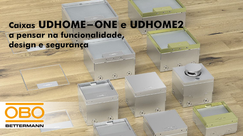 Caixas UDHOME-ONE e UDHOME2 da Obo Bettermann