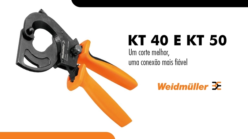 As novas ferramentas KT 40 & KT 50 da Weidmuller